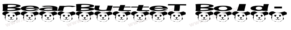 BearButteT Bold字体转换